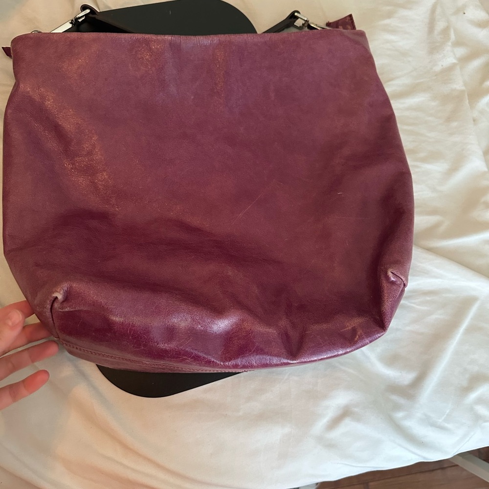 Gianni Chiarini Purple Leather Women's Bag